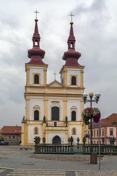 Kościół Świętego krzyża, Kadan, Republika Czeska — Zdjęcie stockowe