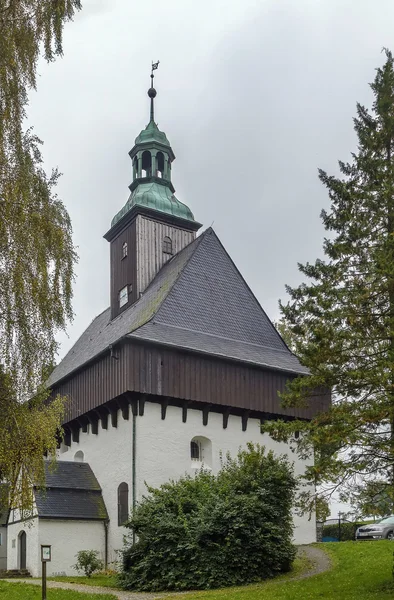 Battlement church,Marienberg, Germany — Stock Photo, Image