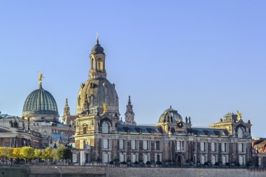 görünümünü Brühl Teras, Dresden, Almanya