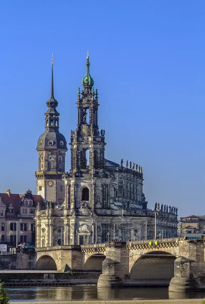 Dresden katedralen, Tyskland — Stockfoto