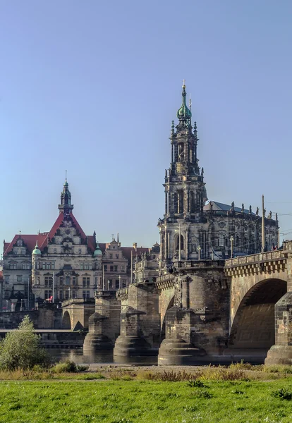 Catedral de Dresde, Alemania — Foto de Stock