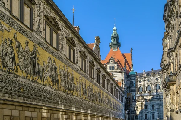 Furstenzug, Dresde, Alemania — Foto de Stock