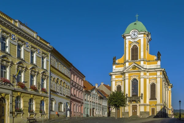 Vierkant in Ustek, Tsjechië — Stockfoto