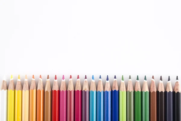 Abstract background from color pencils — Stock Photo, Image