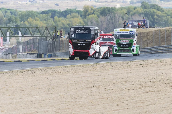 Campionato Europeo Truck Racing 2014 Immagini Stock Royalty Free