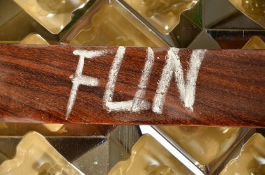 soyut eğlenceye kelime