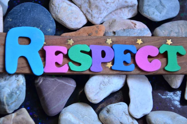 Word respect on abstract — Stock Photo, Image