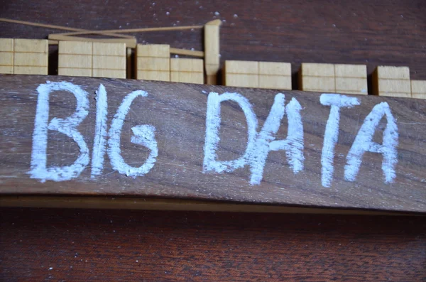 Big data van Word op abstract — Stockfoto