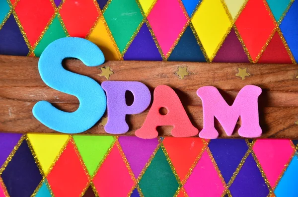 WORD SPAM ON ABSTRACT — Stock Photo, Image
