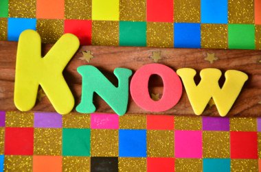 o kelimeyi biliyorum soyut üzerinde 