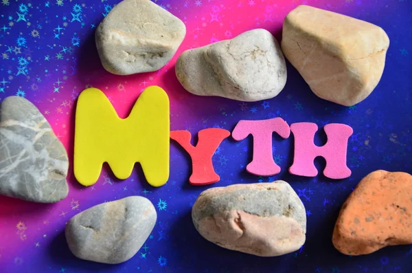 Mot mythe sur abstrait — Photo