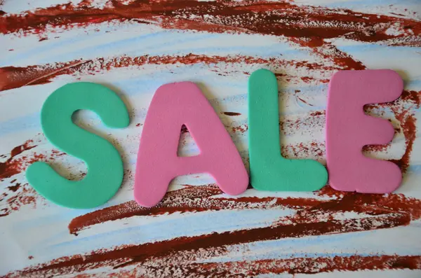 Word sale on  abstract — Stock Photo, Image