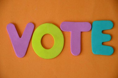 soyut üzerinde kelime oy