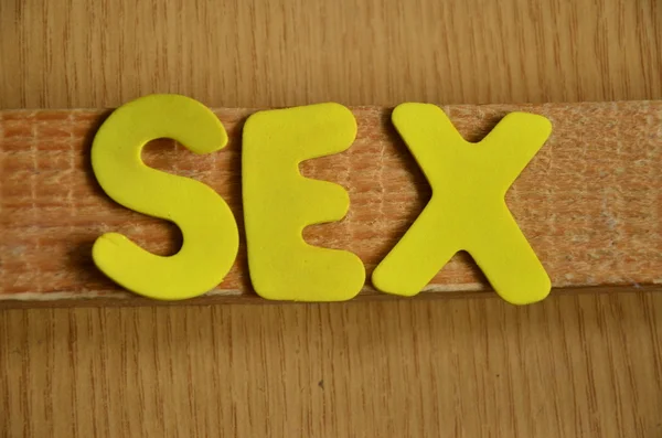 Word sex  on abstract — Stock Photo, Image