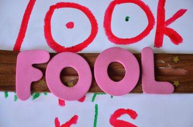 soyut üzerinde kelime foool 