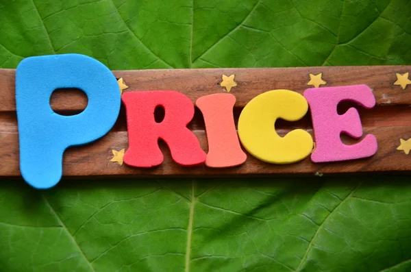 Word price on abstract — Stock Photo, Image