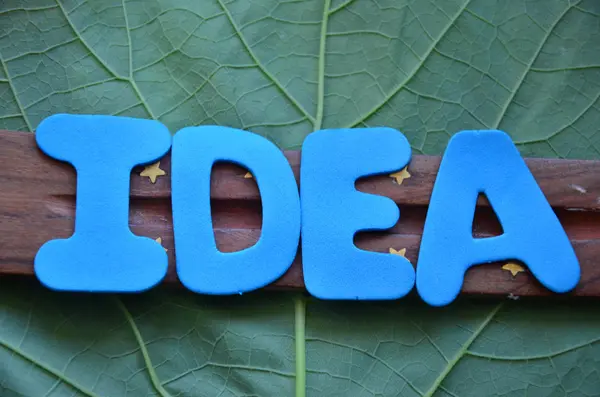 Idea programu Word na Abstrakcja — Zdjęcie stockowe