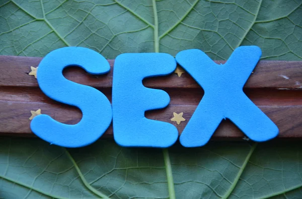 Word sex on abstract — Stock Photo, Image