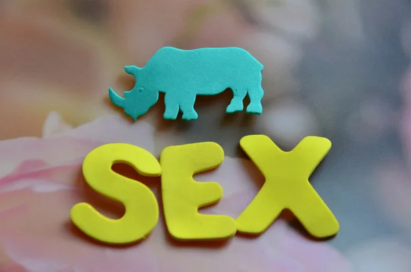 Word sex  on abstract — Stock Photo, Image
