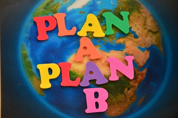 Plan a, plan b —  Fotos de Stock