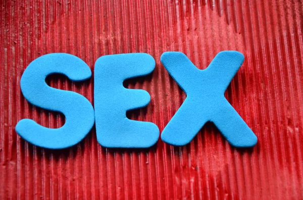 Sex word — Stock Photo, Image