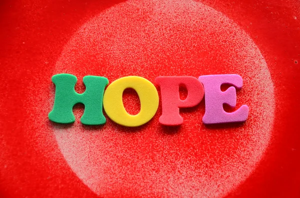 Hope word — Stock Photo, Image