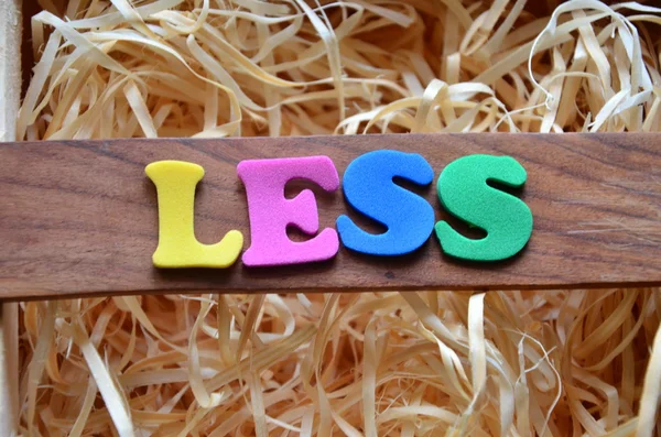 Less — Stock Photo, Image