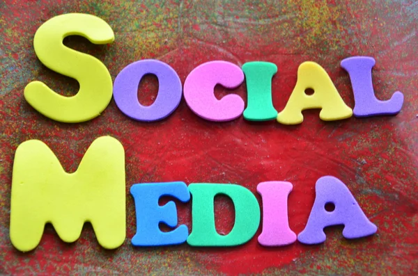 Redes sociales — Foto de Stock