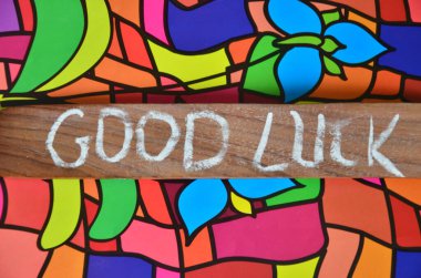 Renkli ahşap arka planda 