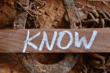 text sign showing know you know. conceptual photo you know or know as knowledge or knowledge is something.