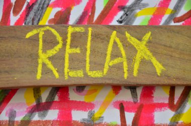 Word relax arka plan üzerinde