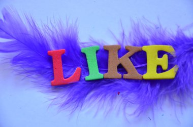 kelime aşk soyut üzerinde