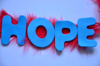 umut kelimesi soyut arkaplan