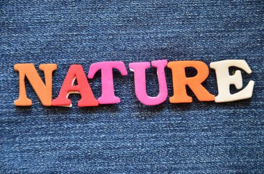 Soyut bir arkaplanda sözcük