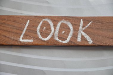 Soyut arkaplan ile kelime sevgisi