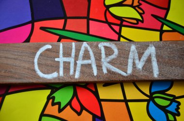 Soyut bir arkaplanda sözcük etkisi