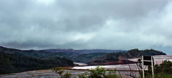 Acidente ambiental grave Minas Gerais Brasil — Fotografia de Stock