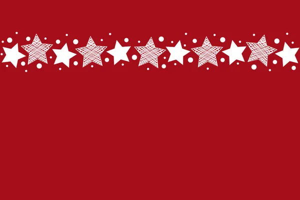 Weihnachten Hintergrund Mit Festlichen Sternen Vektor — Stockvektor