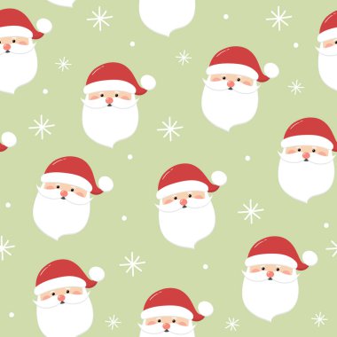 Noel Baba 'nın Xmas modelinin dizaynı. Noel konsepti. Vektör