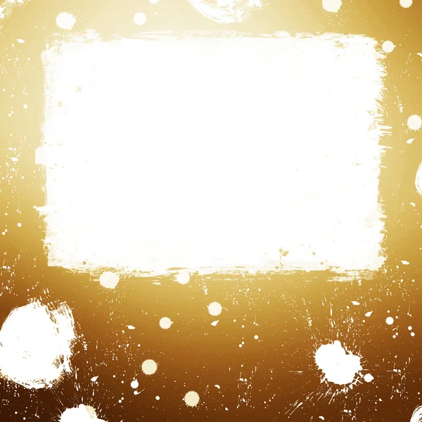 Golden splash banner illustration. — Stock Photo, Image