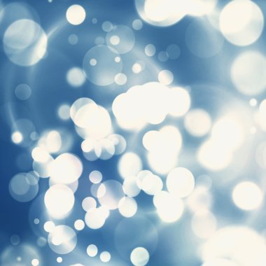 Noel arka plan. Mavi tatil soyut Glitter Ba Defocused