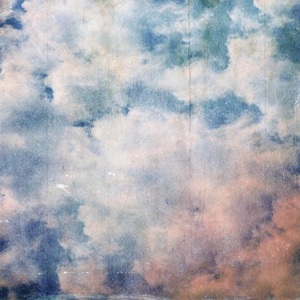 Vintage cielo naturaleza abstracta con fondo de nubes —  Fotos de Stock