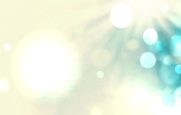 Солнце с лучами и боке иллюстрации Мягкий синий абстрактный backgrou — стоковое фото