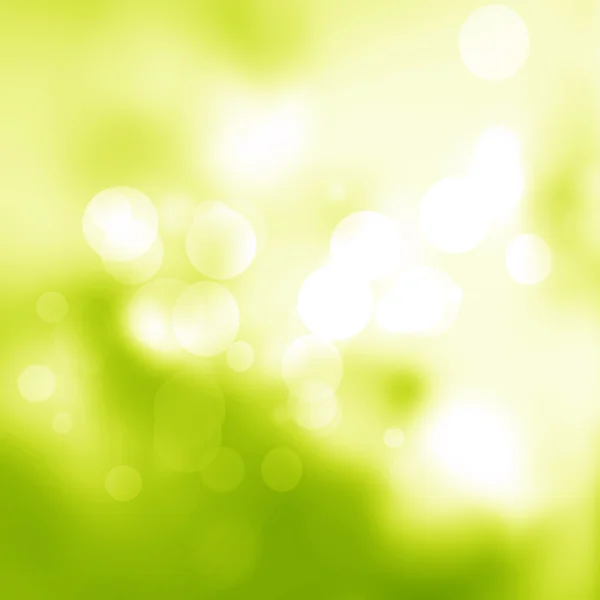 Zonnig abstract groen natuur achtergrond — Stockfoto