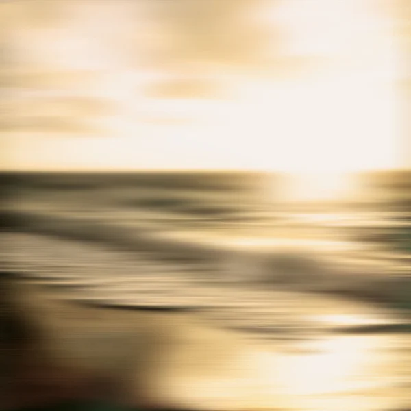 An abstract sea seascape with old paper blurred panning motion — Stock Photo, Image