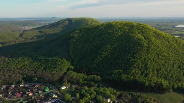 Resto Recife Mar Antigo Composto Pedra Calcária Shikhan Kushtau Dia — Vídeo de Stock