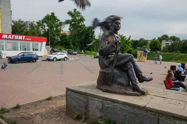 Nizhny Novgorod Monument Maxim Gorky — Stock Photo, Image