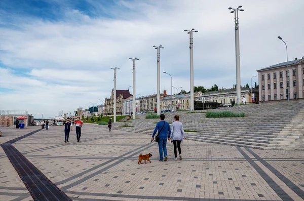 Nizhny Novgorod Embankment Cerca Estación Del Río — Foto de Stock