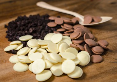 Çikolata morsels kazık