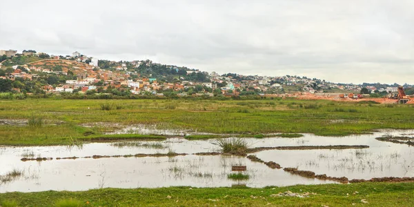Antananarivo Μαδαγασκάρη Απριλίου 2019 Τυπικό Σκηνικό Κατά Διάρκεια Της Συννεφιασμένης — Φωτογραφία Αρχείου